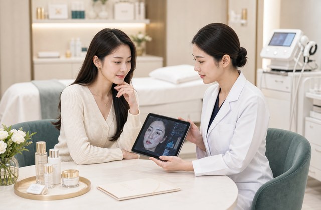 星月美容医美水光真人示意图